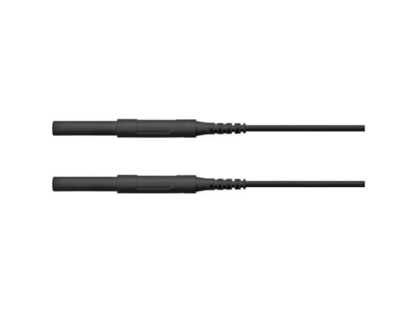 Schützinger HSPL 8568 / AWG16 / 50 / SW turvatestausjohto [liitin 4 mm - liitin 4 mm] Musta 1 kpl