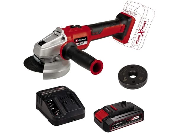 Einhell AXXIO 18/115 Q, 8500 RPM, 11,5 cm, Batteri, 1,54 kg, Børsteløs motor