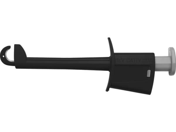 Schützinger SKPS 8341 Ni / SW säkerhetsklämma Testprovsanslutning 4 mm Svart