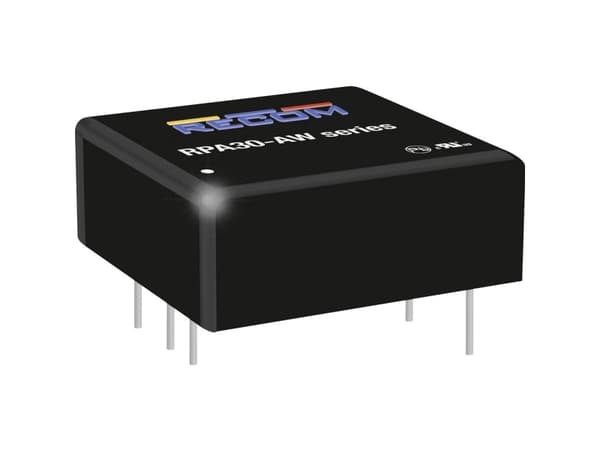 RECOM RPA30-2415DAW/P DC/DC Binary Converter 1000 mA 30 W Antal utgångar: 2 x
