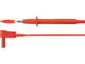 Miniatyrbild 1 av 2: Schützinger SPL 7312 Ni / 1 / 100 / RT Sikkerhedsprøveledning Stik 4 mm Testspids Rød 1 stk