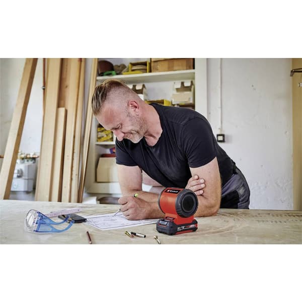 Einhell Power X-Change TC-SR 18 Li BT - Solo Bluetooth-högtalare AUX, USB Röd