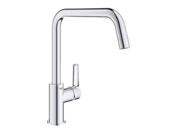 GROHE QuickFix Start, Vakio, Kromi, Ohjaussauva, Yksi, 3/8", Keraaminen