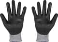 Miniatyrbilde 2 av 5: Toolcraft TO-5621610, Grå, blac, 2 stykker, EN 388, Polyester, Polyurethan, Syntetisk