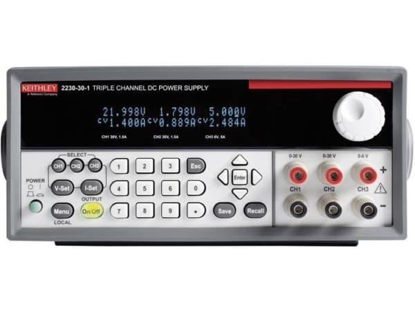 KEITHLEY Laboratoriovirtalähde, säädettävä 2230-30-1 0 - 30 V/DC 0 - 1,5 A 120 W 3 x (2230-30-1)