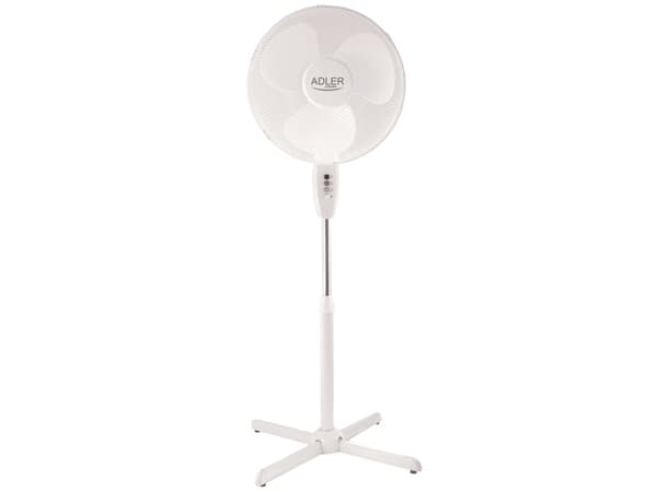 Adler AD 7305, Valkoinen, Lattia, 51 dB, 40 cm, 90°, 55 W
