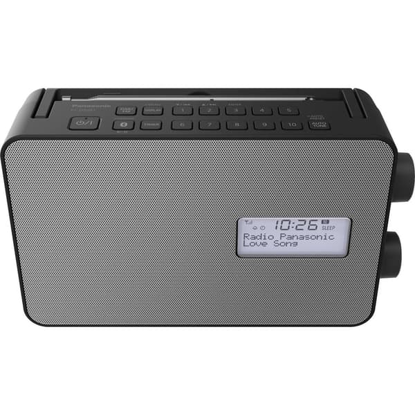 Köksradio Panasonic RF-D30BTEG-K DAB+, FM Väckningsfunktion, Stänkvattenskyddad Svart