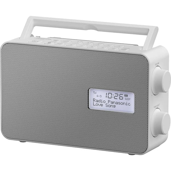 Köksradio Panasonic RF-D30BTEG-W DAB+, FM Väckningsfunktion, Stänkvattenskyddad Vit