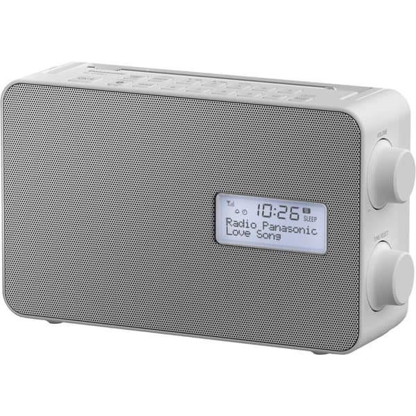 Köksradio Panasonic RF-D30BTEG-W DAB+, FM Väckningsfunktion, Stänkvattenskyddad Vit