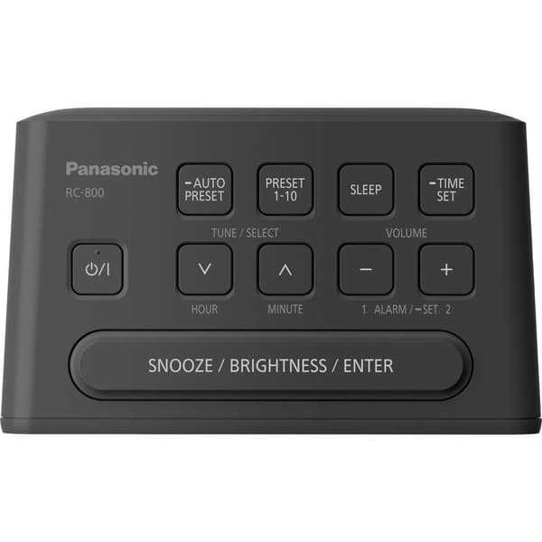 Klockradio Panasonic RC-800EG-K FM Svart