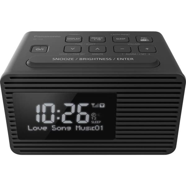 Klockradio Panasonic RC-D8EG-K DAB+, FM Svart