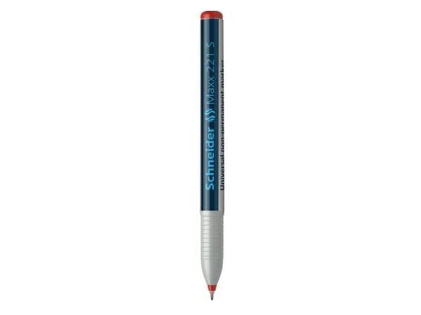 Schneider Schreibgeräte Maxx 221 S, Rød, Projektil spiss, Rund, 0,4 mm, Fint