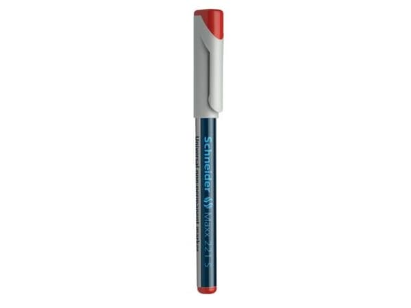Schneider Schreibgeräte Maxx 221 S, Rød, Projektil spiss, Rund, 0,4 mm, Fint