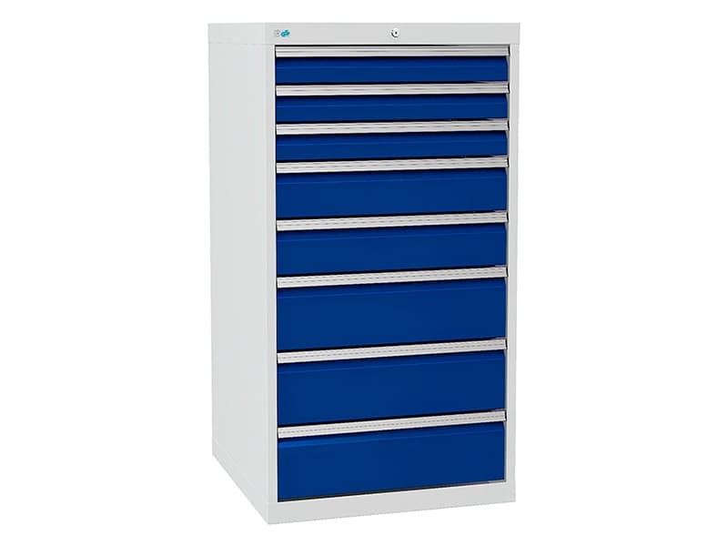 Lådsektion 700/07 1319x705x736mm 9 lådor