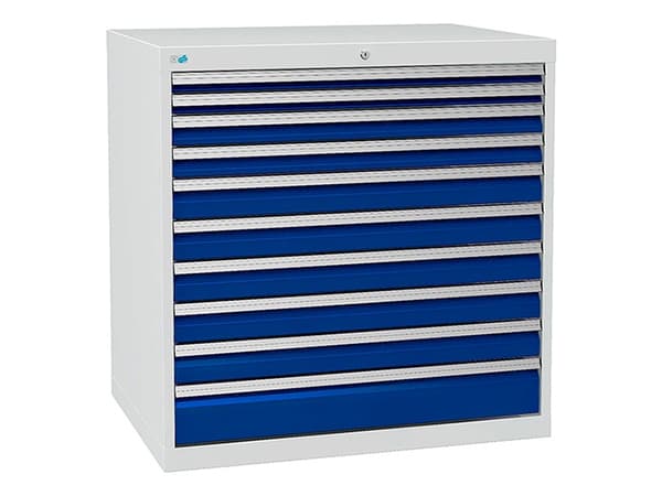 Lådsektion 700/10 1019x1005x736mm 8 lådor