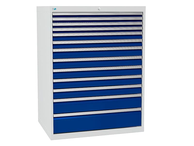 Lådsektion 700/10 1319x1005x736mm 9 lådor