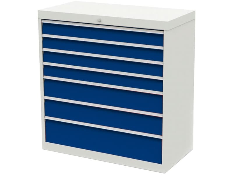 Lådsektion 500/06 1019x980x500 mm 7 lådor