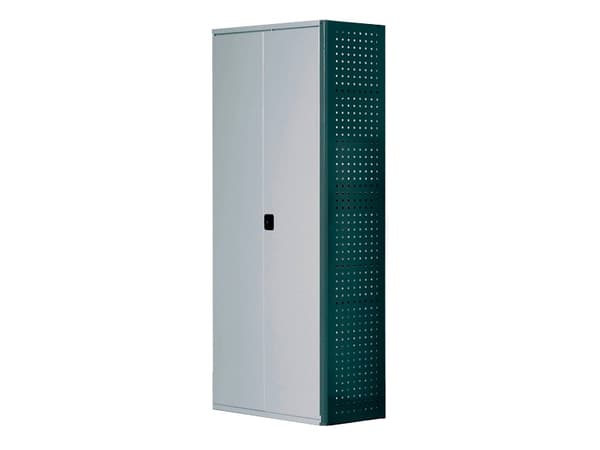 Förvaringsställ V06 med dörr 2100x1000x400mm Kompl. 7035