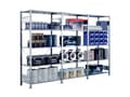 Miniatyrbild 1 av 5: Følgesektion Boltless lagerreol, rygkryds 3000x1000x400 150 kg/hylde
