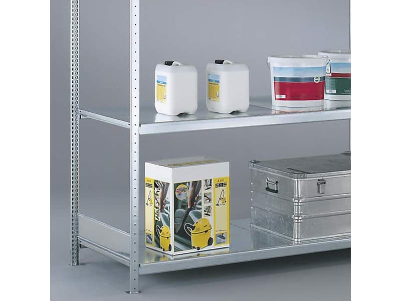 Universell hylla Boltlessplan med stålhyllor 1500x400 mm