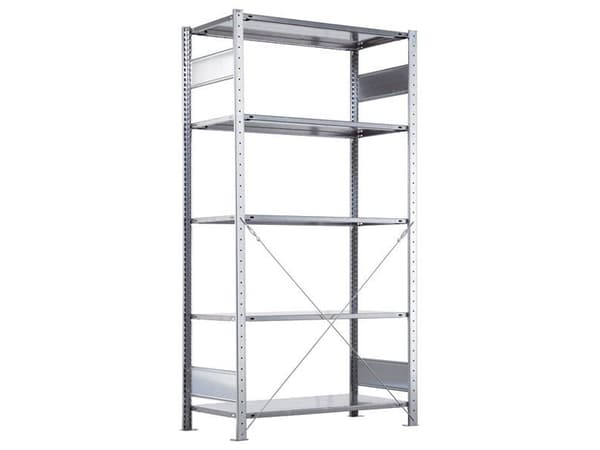 Aloitushylly Ruuviton, selkäranka 3000x750x300 mm 250 kg/hylly
