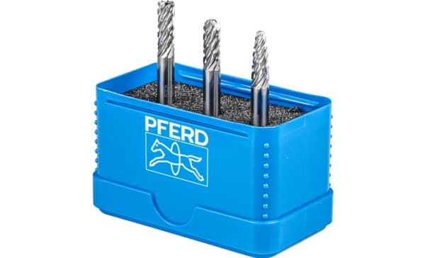 PFERD 21901406, Wolframkarbid, Støpejern, Rustfritt stål, 1 stykker, 6 mm, 6 mm