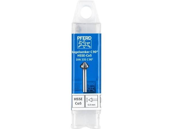 PFERD KES HSSE DIN 335 C90° 6,0 25202125 Keglesænker 6 mm HSS 1 stk
