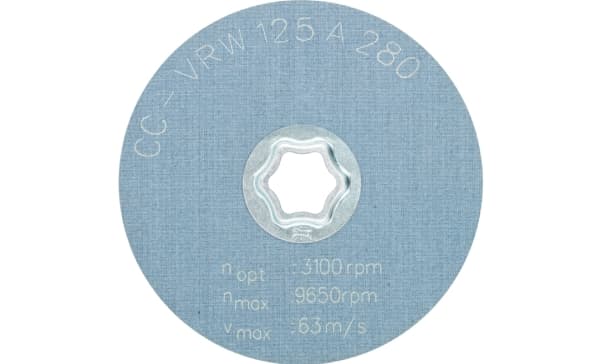 PFERD 42001060, 9650 RPM, 12,5 cm, 280 g, 10 kpl