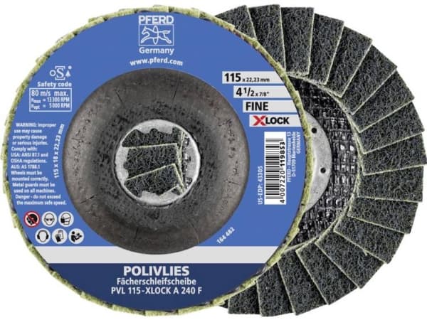 PFERD 44694203, 13300 RPM, 11,5 cm, 18 mm, 240 g, 5 stykker