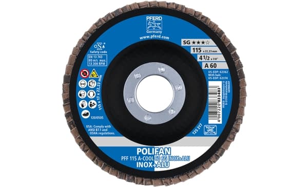 PFERD 67656115, 2,22 cm, 11,5 cm, 13300 RPM, 60 g, 10 stykker