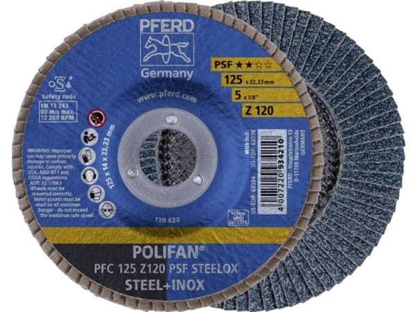 PFERD 67769125, 12,5 cm, 12200 RPM, 120 g, 10 kpl