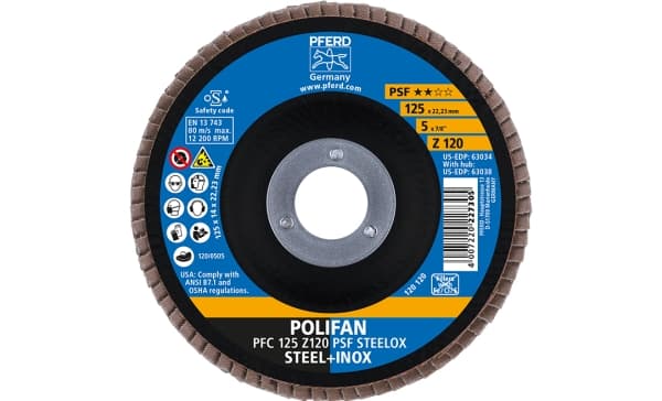 PFERD 67769125, 12,5 cm, 12200 RPM, 120 g, 10 kpl
