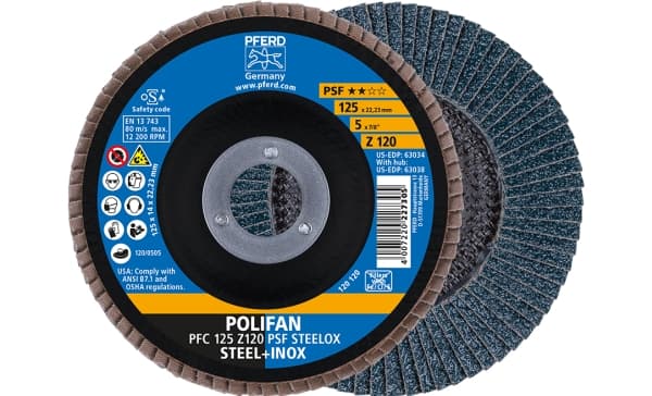 PFERD 67769125, 12,5 cm, 12200 RPM, 120 g, 10 kpl