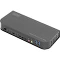 Miniatyrbild 1 av 5: Digitus DS-12850 2+2 Port KVM-switch Display-Port, HDMI Fjärrkontroll, Tangentbord 3840 x 2160 Pixel