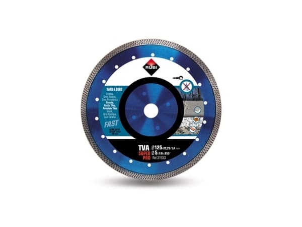 RUBI DIAMOND BLADE TVA 125 x 22.2mm SUPERPRO