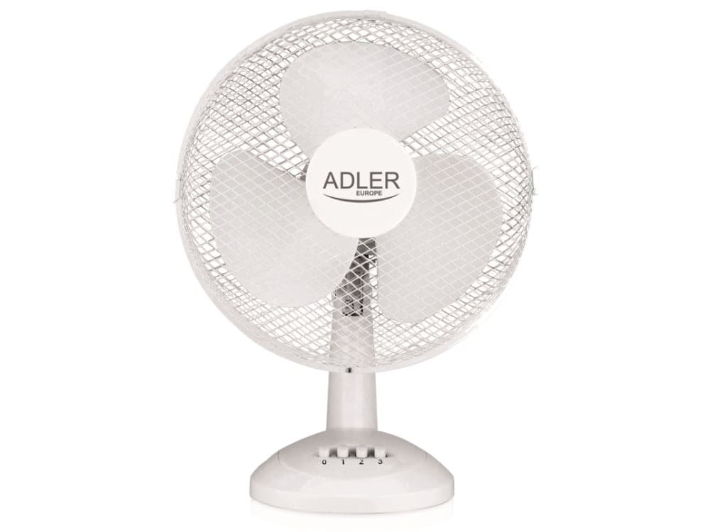 Adler AD 7303, vit, bord, 42.1 dB, 30 cm, 90°, 45 W