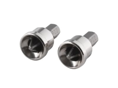 wolfcraft GmbH 4006885134409, 2 styck, Kryss, 25 mm, 25,4 / 4 mm (1 / 4"), 8-kantig