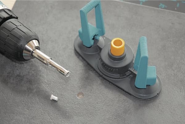 wolfcraft GmbH 5911000, Boreguide, Betong, Grønn, Grå, 1 stykker, 1 cm