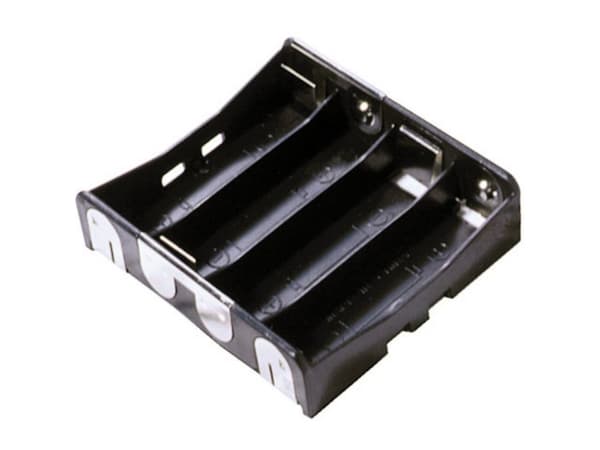 MPD BA4AAPC Paristokotelo 4x R6 (AA) Juotosliitäntä (L x S x K) 63 x 58 x 16 mm