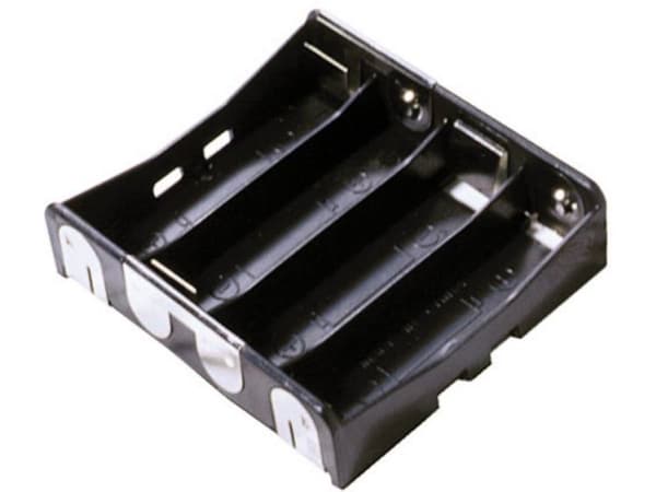 MPD BA4AAPC Batteriholder 4 R6 (AA) Loddetilslutning (L x B x H) 63 x 58 x 16 mm
