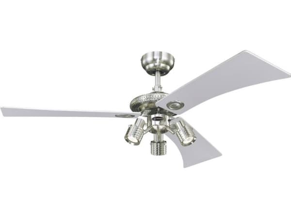 Westinghouse Audubon Loftsventilator 52 W (Ø x H) 122 cm x 390 mm Krom (børstet)