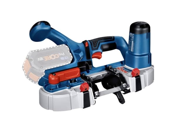 AKKU BÅNDSAV GCB 18V-63 SOLO Boschs mest ergonomiske og kompakte båndsav, der sikrer komfort under arbejdet - SOLO