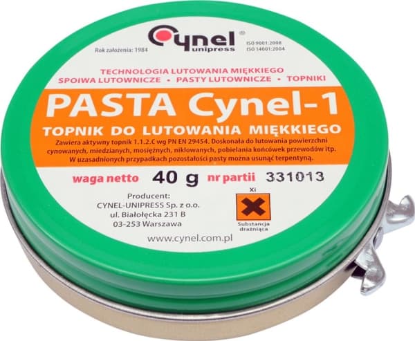 Cynel loddepasta 40 g (76835)