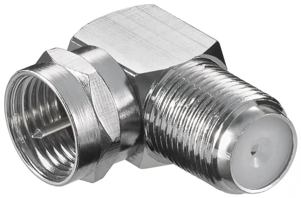 Goobay WE 1166 W LC, BNC-F - M > BNC-F - FM, Rostfritt stål, 1 styck