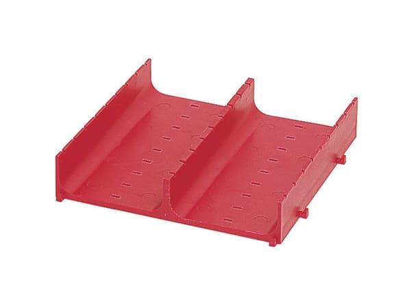 Plasttrau 150x150 2 rækker Rød
