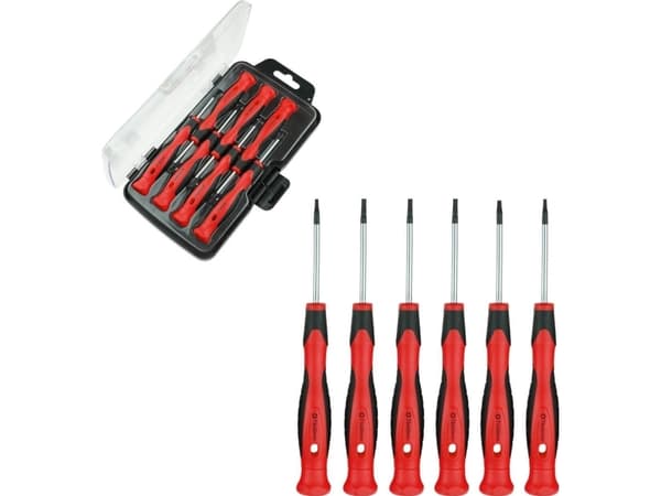 DEDRA Set of precision screwdrivers, 6 pcs, CrV steel