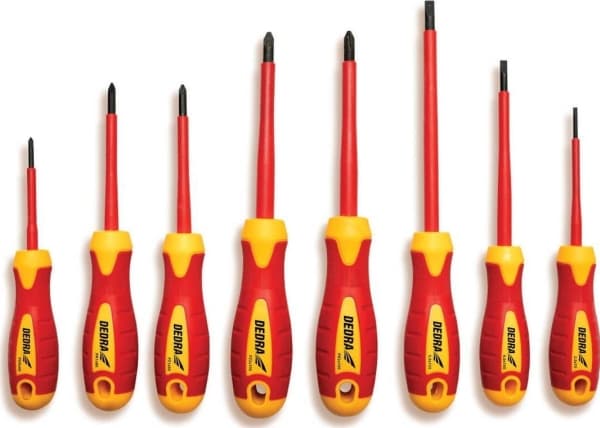 DEDRA Set of insulated screwdrivers 8 pcs