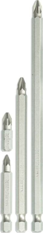 Dedra Pozidriv ruuvimeisselit PZ1x25mm, 10kpl laatikko plast (18A01PZ10-10)