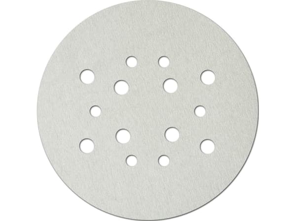 DEDRA Abrasive discs white universal 225mm, grad180, velcro, set of 5 pcs