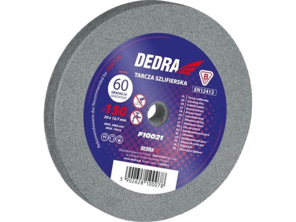 Dedra slipskiva 175x32x25mm, gradering 60 (F10030)